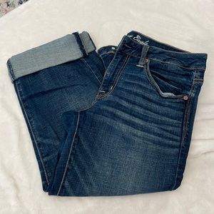 American Eagle Boy Fit cropped jeans